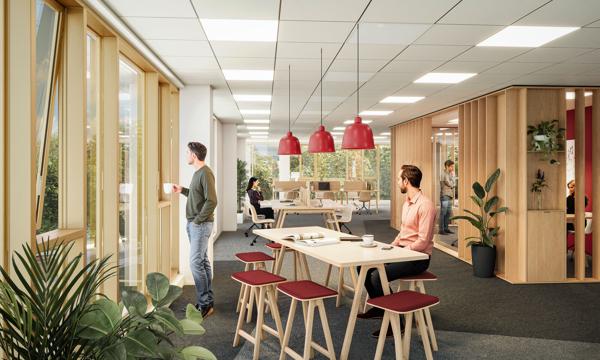 Immeuble bureaux location vente Bouguenais proche aéroport Nantes Atlantique