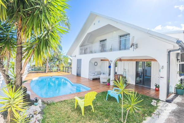 Villa F8 rénovée - Piscine chauffée et vue mer – La Possession, Ravine à Malheur