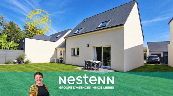 Maison familiale récente à Saint-Georges-du-Bois : 4 chambres, garage et terrain sans vis-à-vis