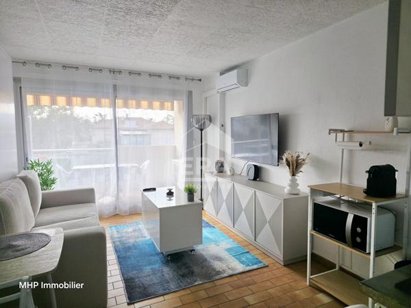 Studio Meublé de 23m² à Antibes - Bail SAISONNIER à Partir de Septembre 2025 jusqu'à Mai 2026