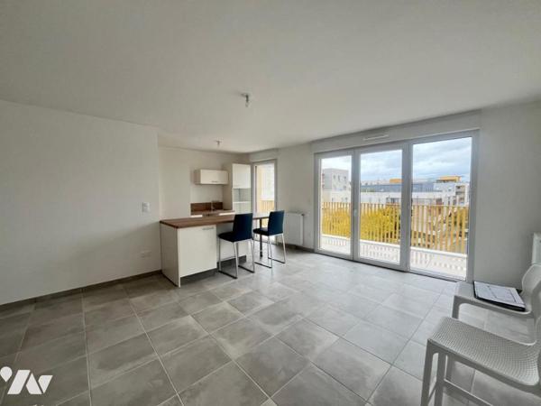 ANGERS/ LES PONTS DE CE , Appartement tout juste livré , 67 m² terrasse, 2 ch  dernier étage