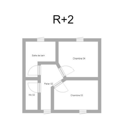 St Lunaire maison en pierre. Potentiel de 177m² sur jardin de 780m². 4 chambres et un bureau + annexe+ appentis