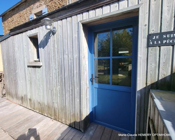 St Lunaire maison en pierre. Potentiel de 177m² sur jardin de 780m². 4 chambres et un bureau + annexe+ appentis
