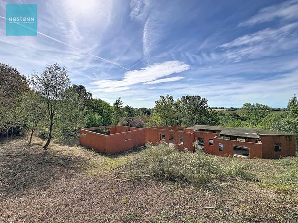Terrain à vendre 2500m2 vue Pyrénées Nailloux 31560