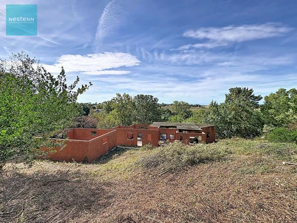 Terrain à vendre 2500m2 vue Pyrénées Nailloux 31560
