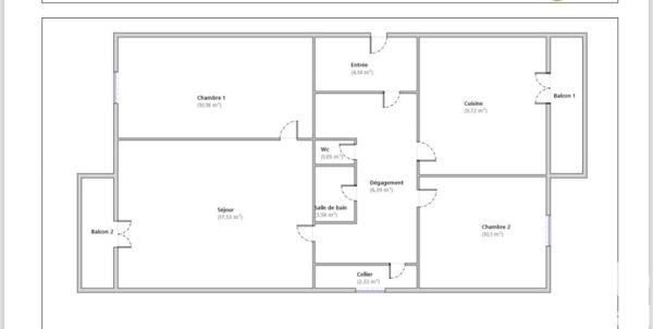 Appartement à vendre 4 pièces 75 m² Créteil