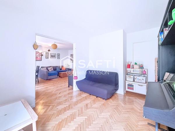 Appartement 4P avec balcon, cave et parking