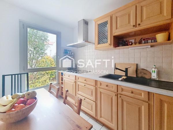 Appartement 4P avec balcon, cave et parking