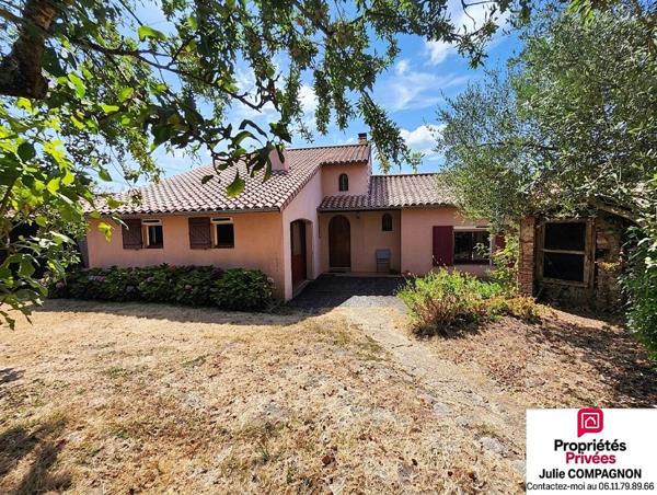 Maison d'architecte 130 m² - 5 chambres - double garage et jardin