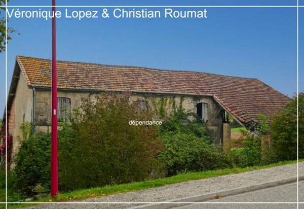 TONNEINS à 15 minutes, maison de Maître et ferme indépendante sur terrain 1935 m²