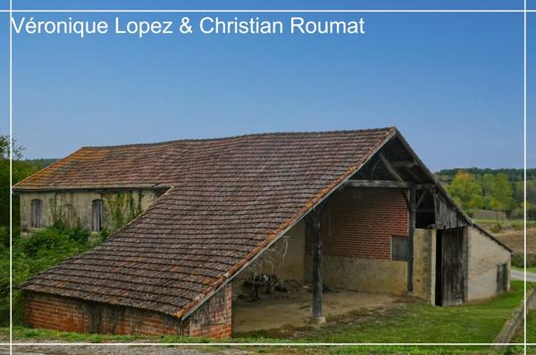 TONNEINS à 15 minutes, maison de Maître et ferme indépendante sur terrain 1935 m²
