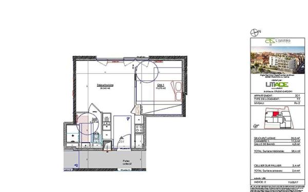 Appartement à louer    2 pièces •  Villefranche-sur-Saône