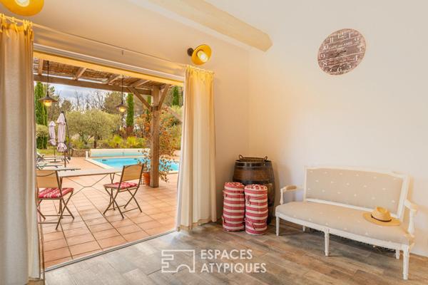 Propriété de caractère au coeur d’une oliveraie, Bastidon du 19e réinventé