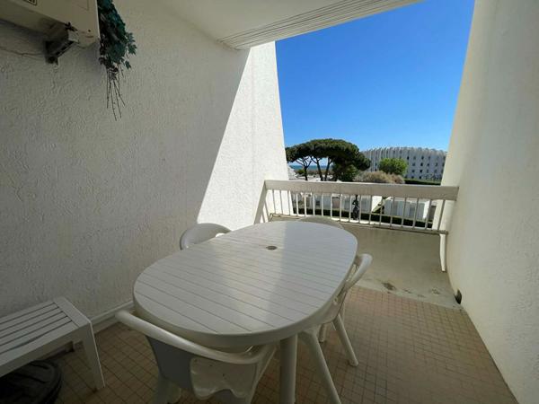 Studio vue mer de 27m² à La Grande Motte