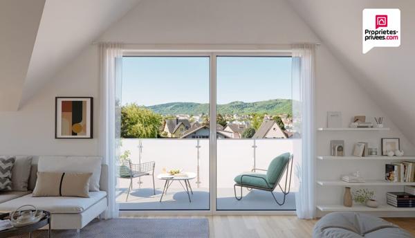 SAVERNE 67700, APPARTEMENT ALCÔVE, 3 PIÈCES, JARDIN PRIVATIF