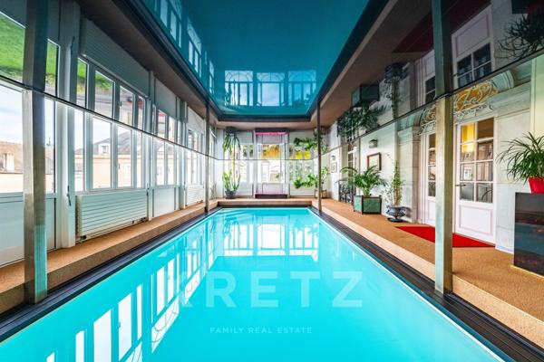 Appartement haussmannien de 352 m2 avec piscine au cœur de la Bourgogne