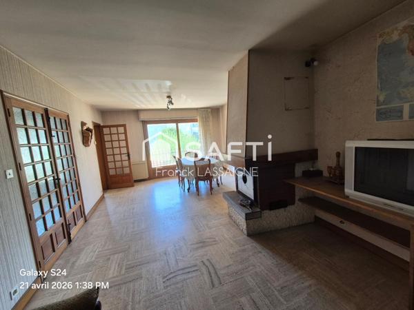 Maison centre ville avec balcon et garage