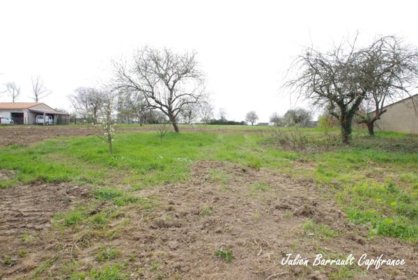Terrain constructible à vendre de 3386 m² au calme à SAINT JULIEN L'ARS