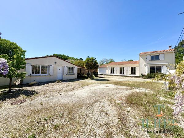 Maison principale + maison d'amis et grand Jardin