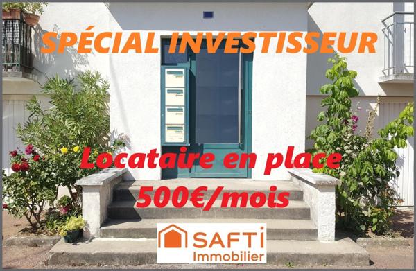 APPART loué 500€ (3 chambres + garage + verdure)