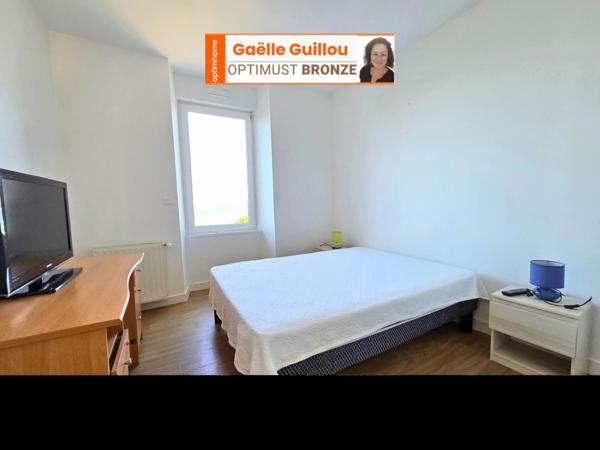 Appartement RDC 3 pièces -56m²- Vue mer - St Pol de Léon - Place de parking + cave