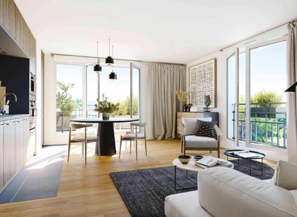 Dpt Val de Marne (94), à vendre ALFORTVILLE appartement T2 de 51,57 m² - Balcon