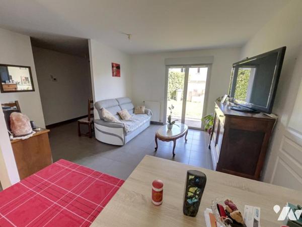 CIVIREUX EN DOMBES  maison jumelée 4 pièces 86,48m² garage jardin
