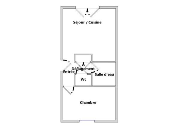 Location                                                      Appartement
                        
                     2 pièces                      38 m2                     à Salernes