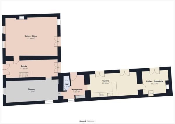 MAISON CHARENTAISE 180M2 - 4 CHAMBRES + BUREAU - PISCINE - TERRAIN 850M2