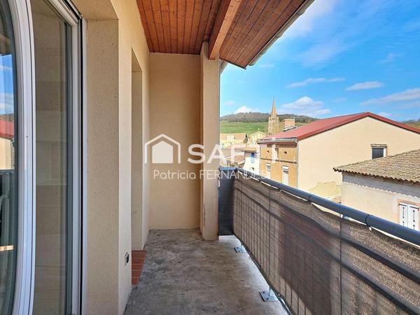 BESSIERES - Centre-ville Appartement T3 avec balcon et parking