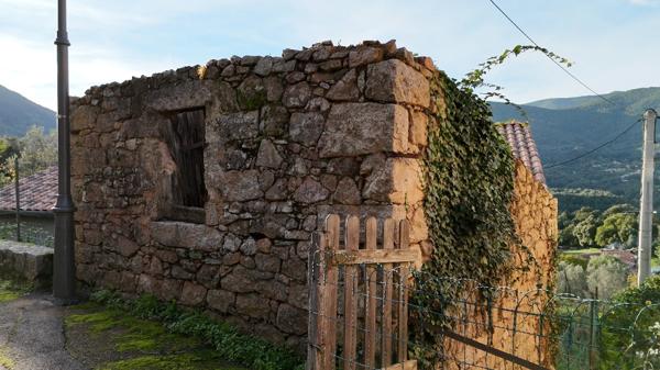 Appartement 2 pièces en duplex 34m² - parcelle de terrain avec bâtisse en pierre - Murzo