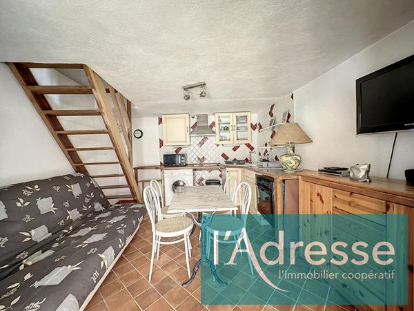 Appartement 2 pièces en duplex 34m² - parcelle de terrain avec bâtisse en pierre - Murzo