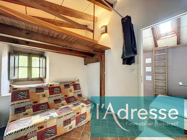 Appartement 2 pièces en duplex 34m² - parcelle de terrain avec bâtisse en pierre - Murzo