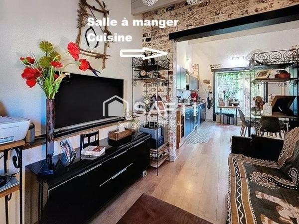 Maison plain-pied dans une impasse