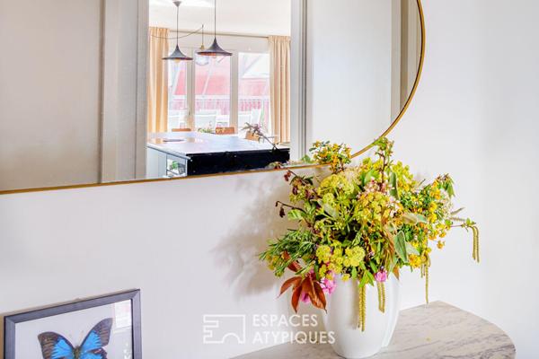 Prendre de la hauteur : appartement contemporain et son rooftop suspendu