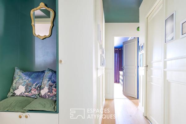 Prendre de la hauteur : appartement contemporain et son rooftop suspendu