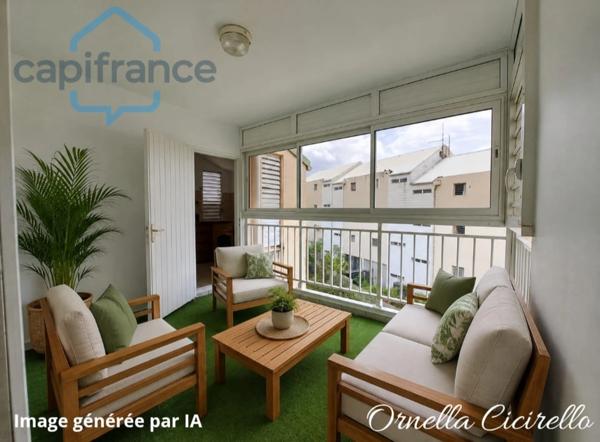 Appartement à vendre Petit-Bourg Bourg – 86 m² – 3 chambres + espace modulable – Parking
