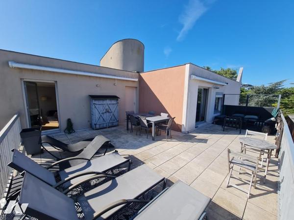 Quartier Gardin/AquaBaule - 300 m de la plage  -  84 m² hab. avec 50 m² de terrasses