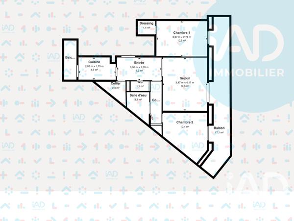 Appartement à vendre 3 pièces 60 m² Cavaillon