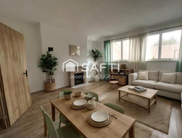 Amiens, appartement T3 plein de charme, plein centre ville.