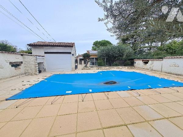 Montélimar, maison de 112m² habitable de plain pied avec piscine.