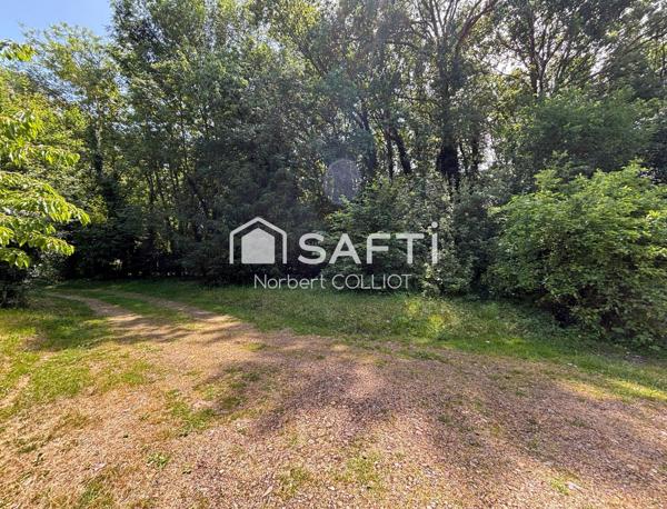 Terrain à bâtir de 448m2, vue sur bois