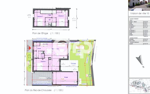 Maison à vendre    4 pièces • 84,90 m2 Saint-André-des-Eaux