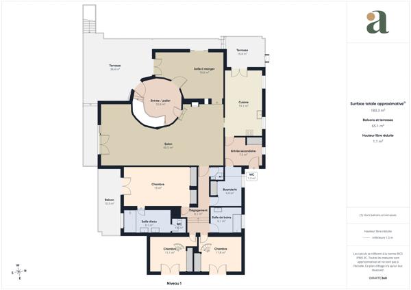 Propriété de 308 m² sur 1 hectare — 8 pièces — Lambesc (13410)