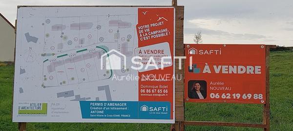 Terrain constructible et viabilisé - 561 m²
