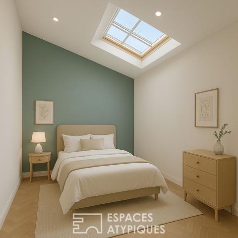 Appartement rénové avec terrasses