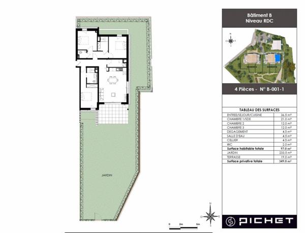 LA CIOTAT - APPARTEMENT - T4 - 97 M2 - TERRASSE - JARDIN - 3 PARKING - 783 000€