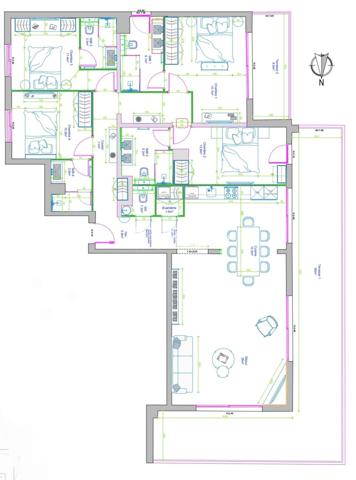 Appartement 5 pièces - 140 m²