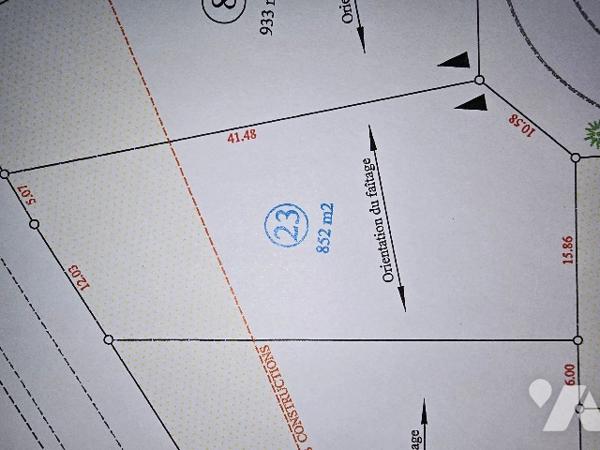 Terrain à bâtir à NOE (89320) 852 m² (lot n°23)