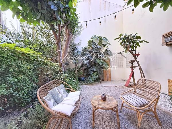 Nice Libération, 3 pièces rénové de 68m2 en rez de jardin